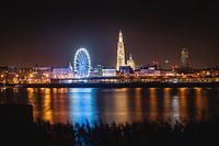Stadtbild Antwerpen Nacht