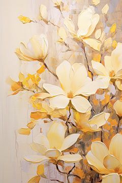 Magnolia bloesem 11 van Bert Nijholt