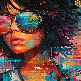 Woman sunglasses | Reflection by Art Whims
