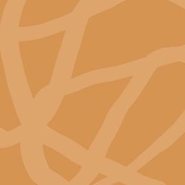 Abstract minimalist line art in bright pastel colors. Yellow on yellow. by Dina Dankers