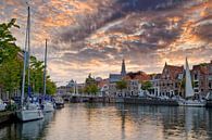 Sailboats in Haarlem by Anton de Zeeuw thumbnail