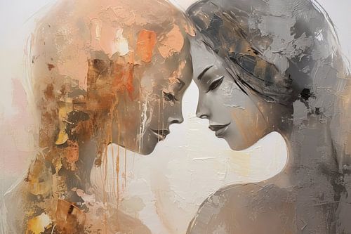 Painting Spectral Symphony | Embrace me by Eye catching paintings