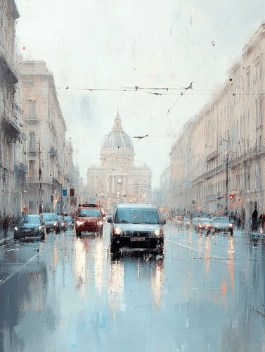 Straßenleben in der Stadt