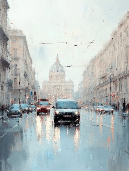 Straßenleben in der Stadt von Studio Allee