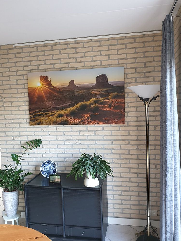 Sunrise in Monument Valley  by Edwin Mooijaart 