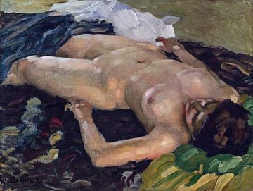 Nu couché, Leo Putz, 1905