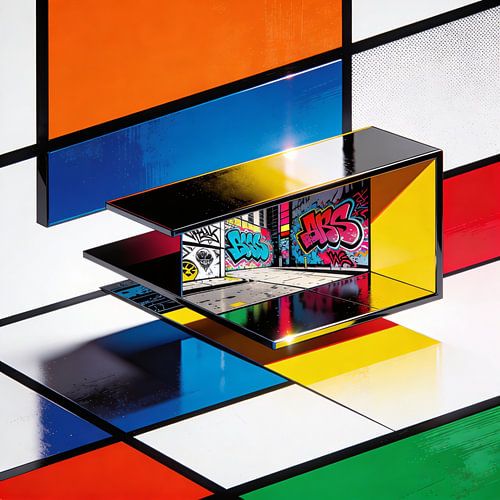 Zwevende vlakken — Abstracte vormen vol lichtheid