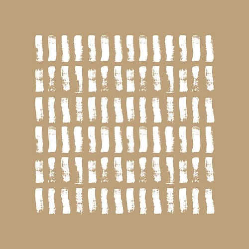 Penseelstreken op goud