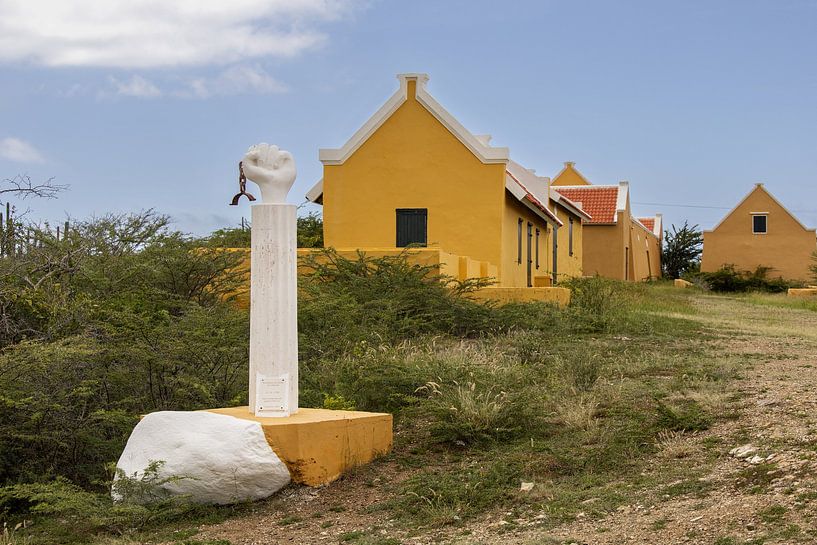 Curacao, am Sklavendenkmal. von Janny Beimers