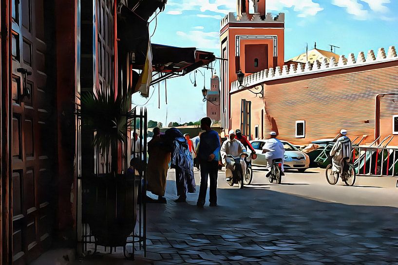 Street In Marrakech by Dorothy Berry-Lound