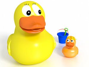 Mutter Baby-Ente