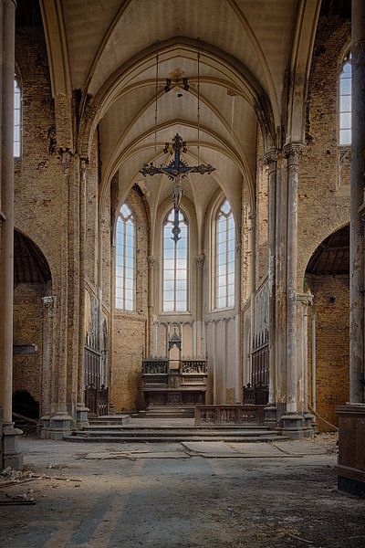 Urbex: Blue Christ Church van Carola Schellekens