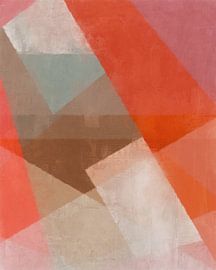 Géométrique et abstrait - Seladon en corail sur Western Exposure