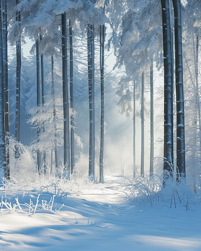 Romantische Winterlandschaft