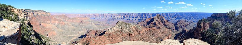 Grand Canyon North Rim Panorama van Gerben Tiemens