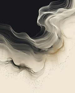 Abstrait moderne dans le style japonais