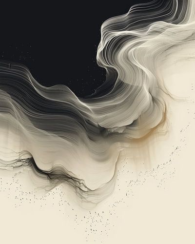 Moderne Abstraktion im japanischen Stil