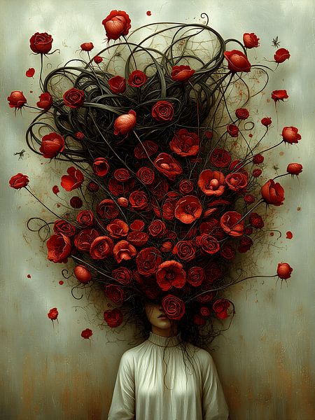 A Rose portrait by Jolique Arte