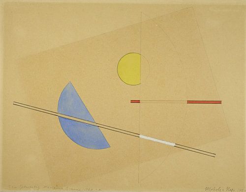 Bauhaus, kleine compositie - László Moholy-Nagy, 1923