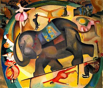 Alice Bailly - Elefant, 1922 van Peter Balan