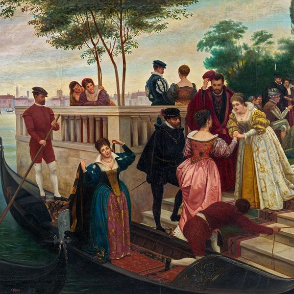 Hans Zatzka, Venezianische Szene von Atelier Liesjes