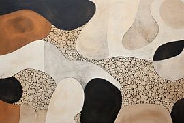 Abstrakt Neutral | Organische Symphonie von Abstraktes Gemälde