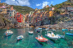 Riomaggoire, Cinque Terre, Italie van Rens Marskamp