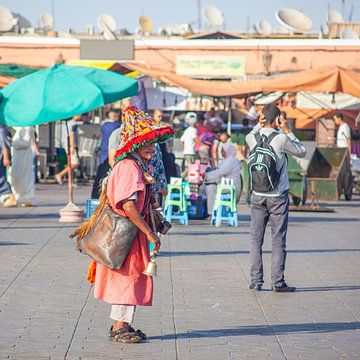 Marrakech - Place des pendus (Djemaa el Fna) sur t.ART