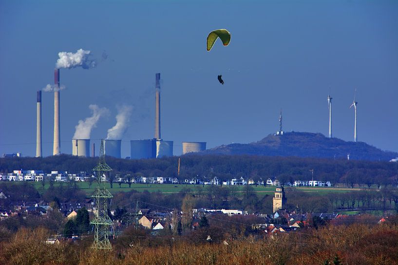 Vol au-dessus de la Ruhr par Edgar Schermaul