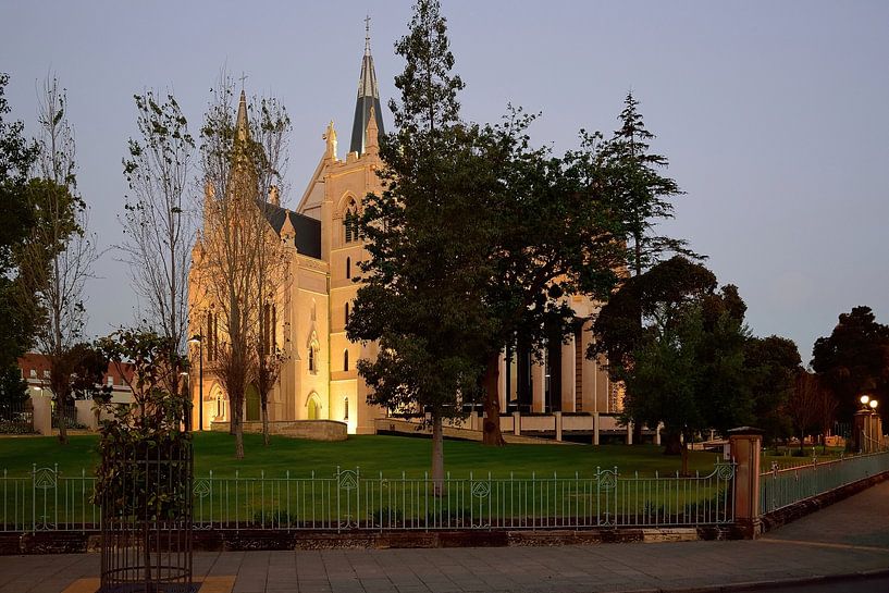 St. Mary's lit up by Frank's Awesome Travels