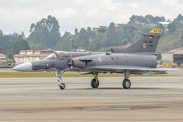An IAI Kfir from the Colombian Air Force. by Jaap van den Berg