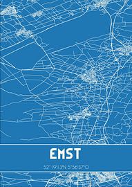 Blaupause | Karte | Emst (Gelderland)