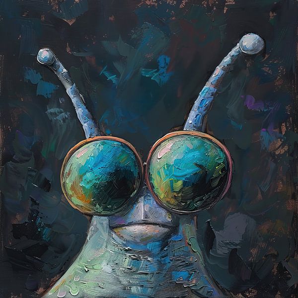 Schnecke Modernes Kunstwerk von Blickfänger Gemälde