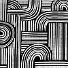 White Stripes | Abstracte kunst van Studio Malabar