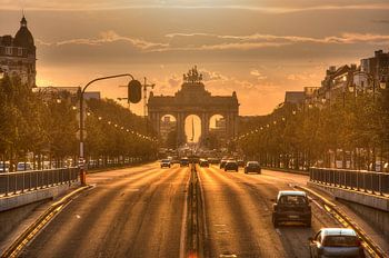 Avenue de Tervueren en feu