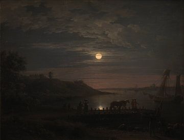 Jens Juel, Lever de lune, 1787