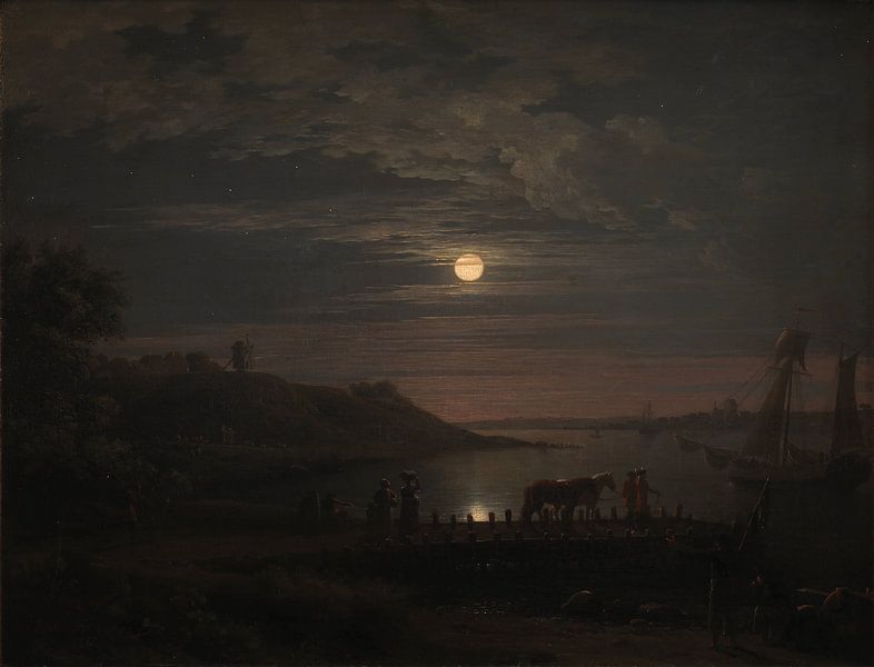 Jens Juel, Moonrise, 1787 by Atelier Liesjes