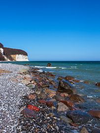 Kreidefelsen an der Küste der Ostsee auf der Insel Rügen