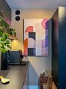Customer photo: Abstract Whispers of Colour by Your unique art