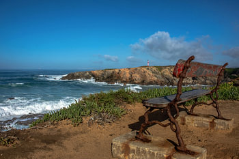 Un endroit romantique sur la côte ouest du Portugal
