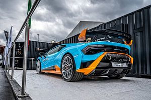 Lamborghini Huracan STO orange sur Bas Fransen