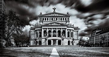 Frankfurt am Main Architectuur, Oud Operagebouw Frankfurt van Pitkovskiy Photography|ART