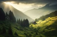 Mountain hut in beautiful landscape by Studio Allee thumbnail