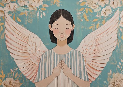 Engelen Vrouw | Rustige Meditatie Vrouw