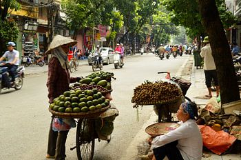 Typisch Vietnamees straatbeeld
