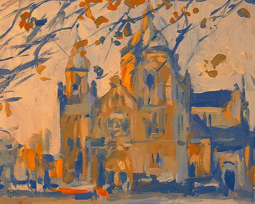 Herfst Sint Lambertuskerk Maastricht