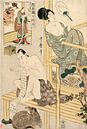 Kitagawa Utamaro. Act VII uit de serie The Storehouse of Loyal Retainers van 1000 Schilderijen thumbnail