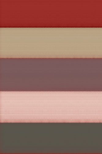 Strepen in rood, crème, paars, roze, groen. Moderne abstracte kunst.