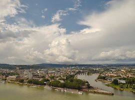 Le « Deutsches Eck » près de Coblence sur Roger Trelou