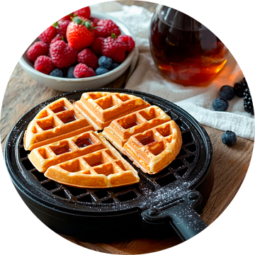 Wafel verwennerij van Poster Art Shop